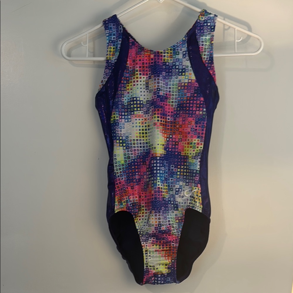 GK Artistic and colorful Leo. Adult Extra Small. Perfect for gymnastics.
